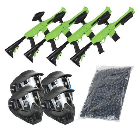 Buy JT Splatmaster Z18 .50Cal Paintball 4 Player Package in NZ.