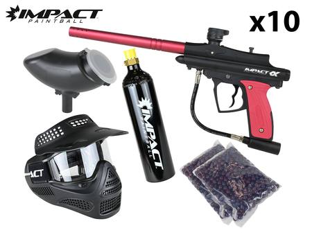 Buy Impact Skirmisher Paintball Marker 10 Player Starter Kit in NZ. 