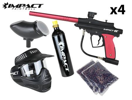 Buy Impact Skirmisher Paintball Marker 4 Player Starter Kit in NZ. 