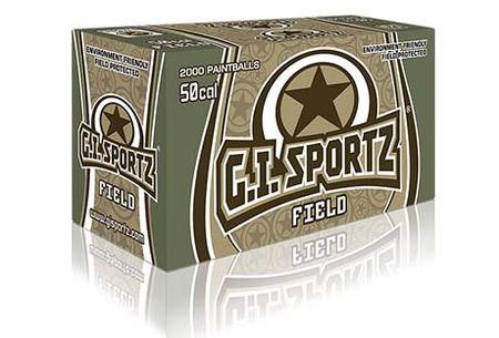 Buy G.I. Sportz Field 50cal Paintball x2000 Yellow Fill in NZ. 