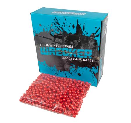 Buy Wrecker .68 Cal Paintballs Red *Pink Fill in NZ.