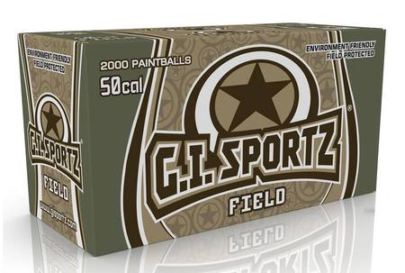 Buy .50 Cal G.I. Sportz Field Paintballs: Yellow in NZ. 