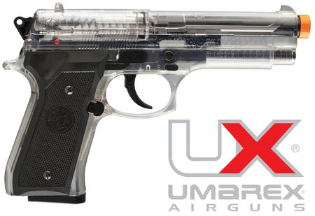 Buy Umarex Beretta 92FS Spring BB Gun: Clear/Black - 6mm in NZ. 