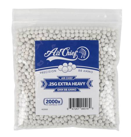 Buy Air Chief 6mm .25G Extra Heavy Airsoft BB Ammo in NZ. 