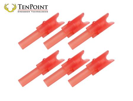 Buy TenPoint Replacement Alpha-Nock Red 6 Pack in NZ. 