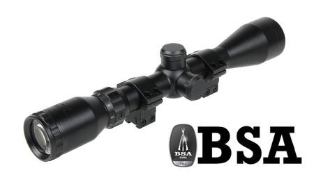 Buy BSA Essential EMD 3-9x40, Mil-Dot Reticle with Rings in NZ. 