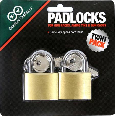 Buy Outdoor Outfitters Padlocks - Twin Pack in NZ.