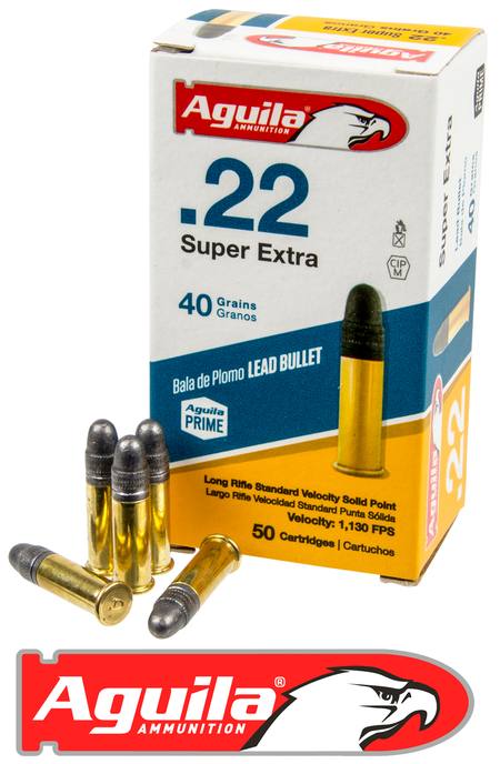 Buy Aguila 22LR Standard Velocity 40gr Round Lead Point 1130 fps *Choose Quantity* in NZ. 