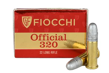 Buy Fiocchi 22LR Official 320 40gr Lead Round Nose 1050fps in NZ. 