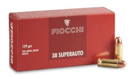 Buy Fiocchi 38 SuperAuto 129gr Full Metal jacket *50 Rounds in NZ. 