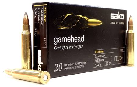 Buy Sako 223 Gamehead 55gr Soft Point in NZ. 