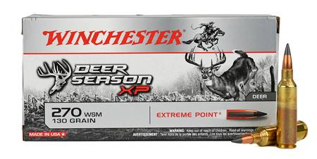 Buy Winchester 270 WSM Deer Season XP 130gr Polymer Tip Extreme Point *20 Rounds in NZ. 