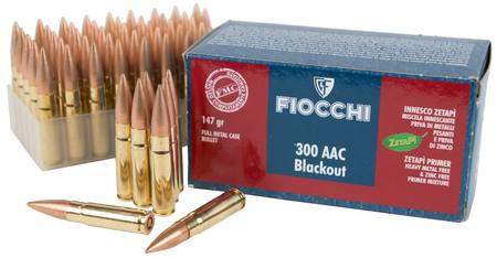 Buy Fiocchi 300 Blackout 147gr Full Metal Jacket *50 Rounds in NZ. 