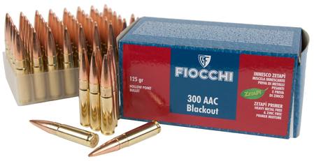 Buy Fiocchi 300 Blackout 125gr Hollow Point *50 Rounds in NZ. 
