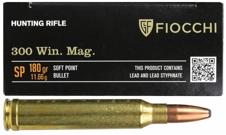 Buy Fiocchi 300-WIN Hunting 180gr Soft Point in NZ. 
