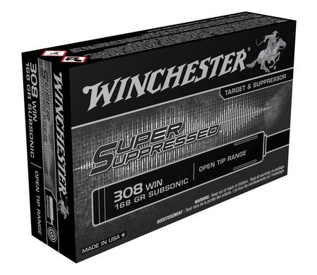 Buy Winchester 308 Super Suppressed 168gr Hollow Point in NZ. 