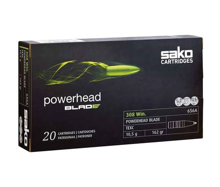 Buy Sako 308 Powerhead Blade 162gr Polymer Tip *20 Rounds in NZ. 