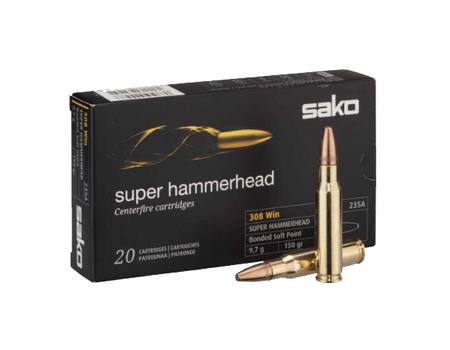 Buy Sako 308 Super Hammerhead 180gr Soft Point *20 Rounds in NZ. 