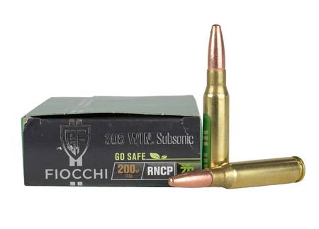 Buy Fiocchi 308 Subsonic 200gr FMJ *20 Rounds in NZ. 
