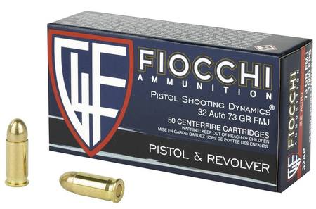 Buy Fiocchi 32 Auto Shooting Dynamics 73gr Full Metal Jacket *50 Rounds in NZ. 