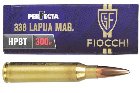 Buy Fiocchi 338-Lapua 300gr Perfecta Hollow Point Boat-Tail Sierra MatchKing | 10 Rounds in NZ. 