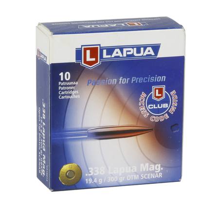 Buy Lapua 338 Lapua Passion for Precision 300gr Jacketed Hollow Point Scenar *10 Rounds in NZ. 