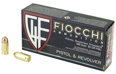 Buy Fiocchi 380 Auto Shooting Dynamics 95gr Full Metal Jacket Flat Base *50 Rounds in NZ. 