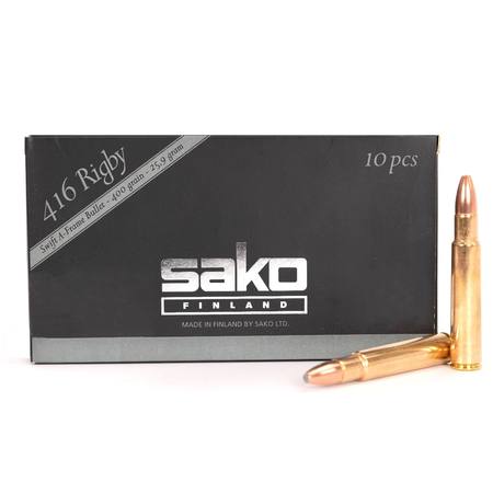 Buy Sako 416 Rigby Twinhead II 400gr Soft Point *10 Rounds in NZ. 