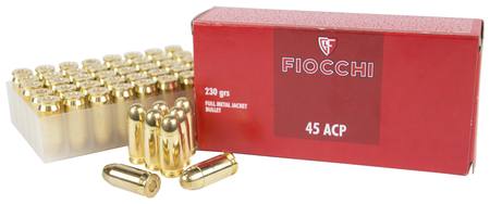 Buy Fiocchi 45 ACP 230gr Full Metal Jacket *50 Rounds in NZ. 