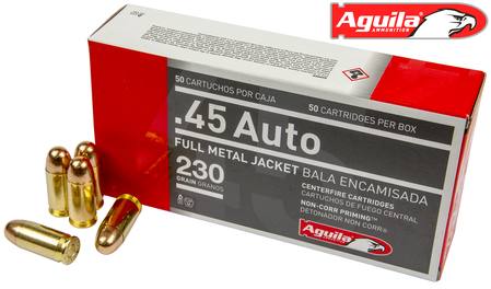 Buy Aguila 45 ACP 230gr Full Metal Jacket *50 Rounds in NZ. 