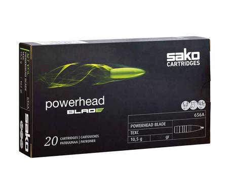Buy Sako 6.5x55 Powerhead Blade 120gr Polymer Tip *20 Rounds in NZ. 