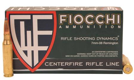 Buy Fiocchi 7mm-08 Shooting Dynamics 139gr Soft Point *20 Rounds in NZ. 