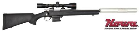 Buy .223 Howa 1500 Stainless/Synthetic Scope & Silencer Package in NZ.