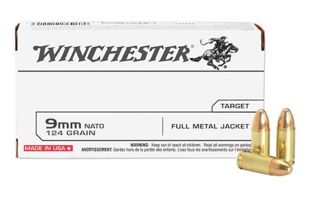 Buy Winchester 9mm 124gr Full Metal Jacket *50 Rounds in NZ. 