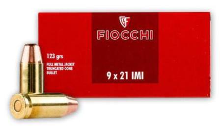 Buy Fiocchi 9x21 IMI 123gr Full Metal Jacket *50 Rounds in NZ. 
