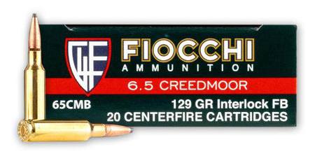 Buy Fiocchi 6.5 Creedmoor Shooting Dynamics 129gr Soft Point Interlock *20 Rounds in NZ. 