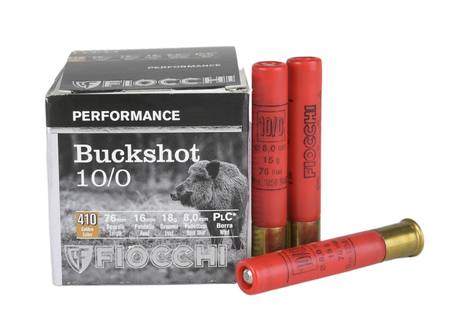 Buy Fiocchi 410ga #0 BuckShot 18gr 76mm *25 Rounds in NZ. 