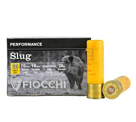 Buy Fiocchi 20ga Slug 26gr 70mm Gualandi in NZ. 