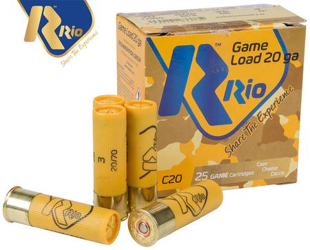 Buy Rio 20ga #3 28gr 70mm Game Load *25 Rounds in NZ. 