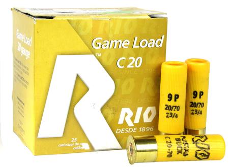 Buy Rio 20ga #4 28gr 70mm Buckshot Game Load *25 Rounds in NZ. 