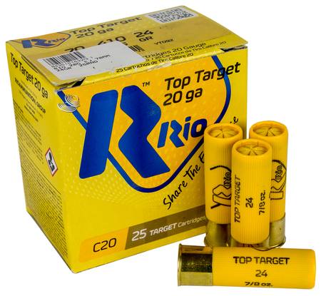 Buy Rio 20ga #9 24gr 70mm Top Target *25 Rounds in NZ. 