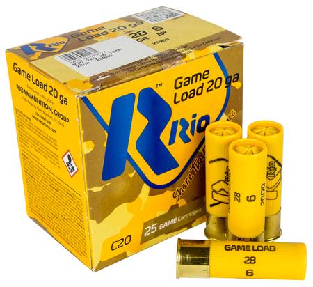Buy Rio 20ga #6 28gr 70mm Game Load *25 Rounds in NZ. 