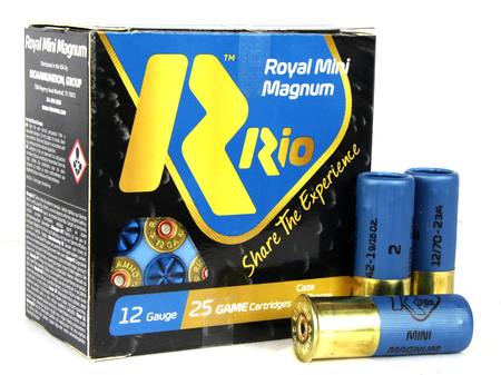 Buy Rio 12ga #2 42gr 70mm Royal Mini Magnum *25 Rounds in NZ. 