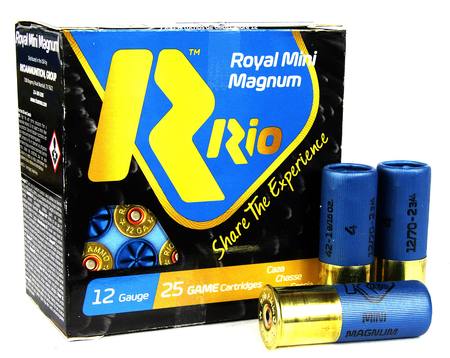 Buy Rio 12ga #4 42gr 70mm Royal Mini Magnum *25 Rounds in NZ. 