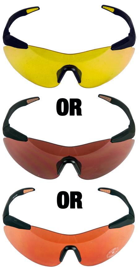 Buy Beretta Shooting Glasses: Choose Colour - Yellow, Red or Orange in NZ.