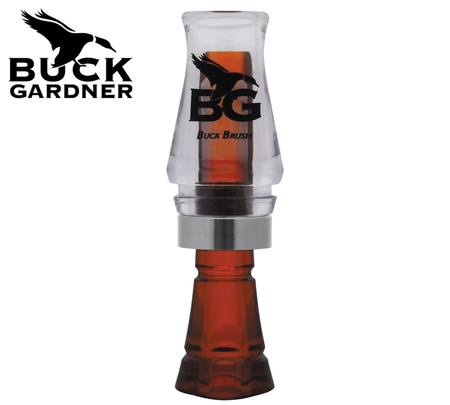 Buy Buck Gardner Duck Call ‘Buck Brush Short Barrel’ Single Reed, Poly in NZ. 