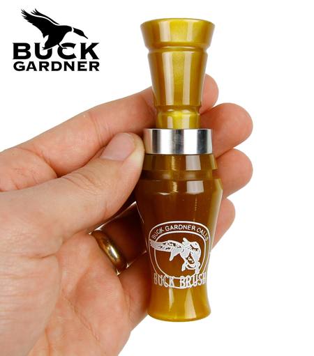 Buy Buck Gardner Duck Call ‘Buck Brush’ Single Reed, Acrylic in NZ.