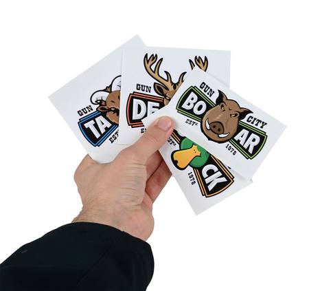 Buy Gun City Hunter Sticker *Deer/Duck/Boar/Tahr in NZ.