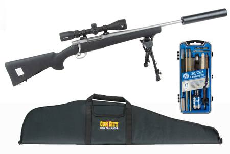 Buy Rifle Starter Package - Rifle, Scope, Silencer, Bipod & More! in NZ. 