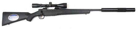 Buy Mossberg Patriot with 22" Fluted Barrel, Ranger 3-9x42 Scope & Silencer in NZ.